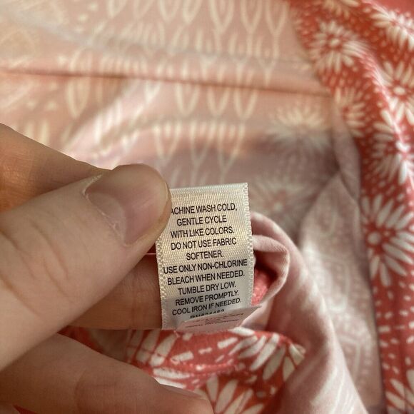 Cuddl Duds Flexwear Women’s Peach Boho Print Maxi Dress Size‎ L Loungewear - Picture 7 of 11